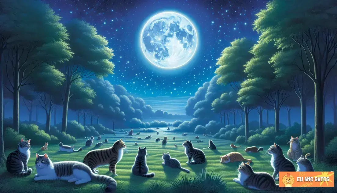 Como a Lua Influencia a Atividade dos Gatos