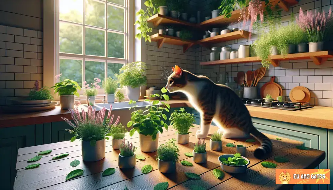 Como Introduzir Ervas na Dieta do Gato