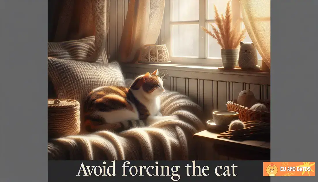 Evite Forçar o Gato