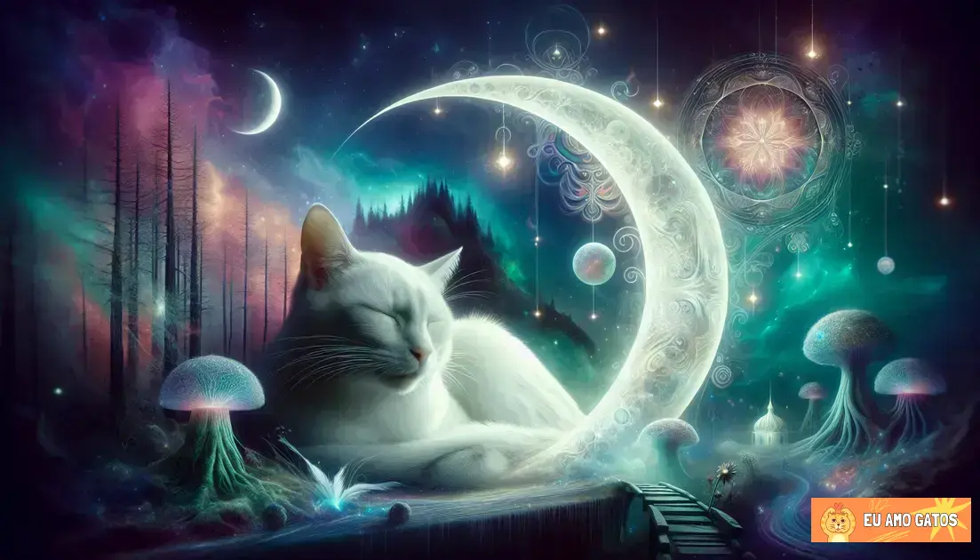 Gato Branco e Sua Conexão com a Intuição Gato Branco e Sua Conexão com a Intuição