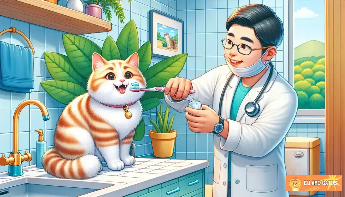 Monitore a Saúde Bucal do Gato