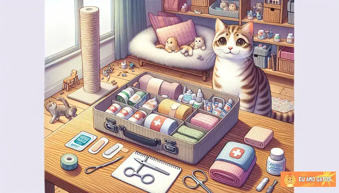 Montando um Kit de Primeiros Socorros para Gatos