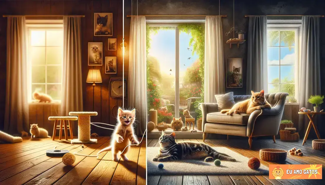 Preferência por Gatos Filhotes ou Adultos
